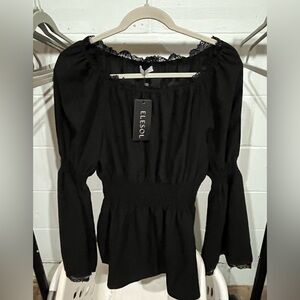 Babydoll Long Sleeve Top